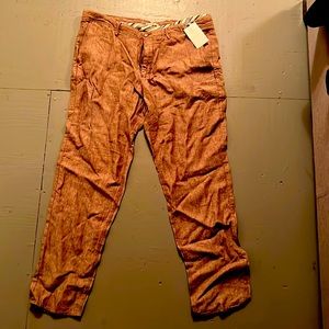 MANGO Man Slim Fit pants 100% Linen